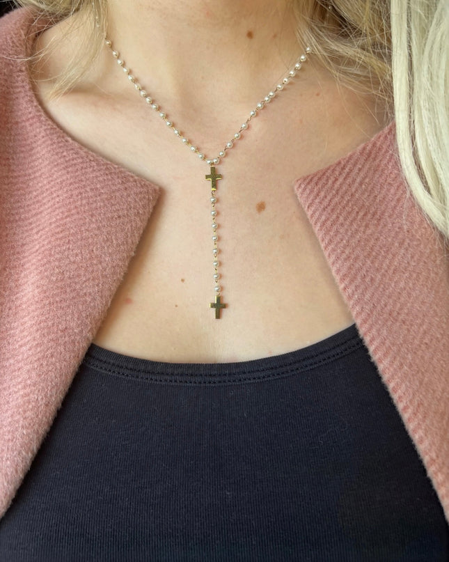 Collier Croix - Maison Blondie