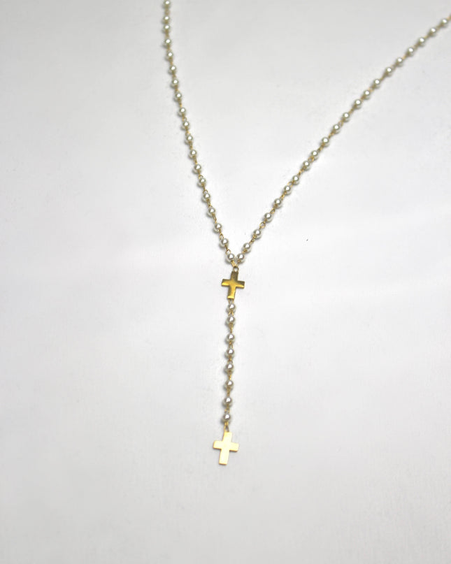 Collier Croix - Maison Blondie