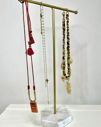 Collier Lucky Rouge - Maison Blondie