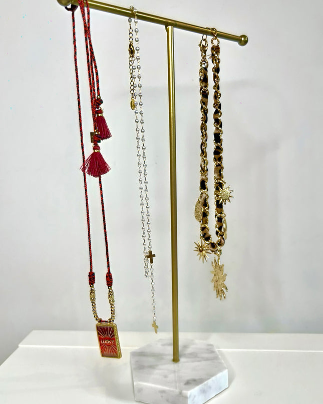 Collier Lucky Rouge - Maison Blondie