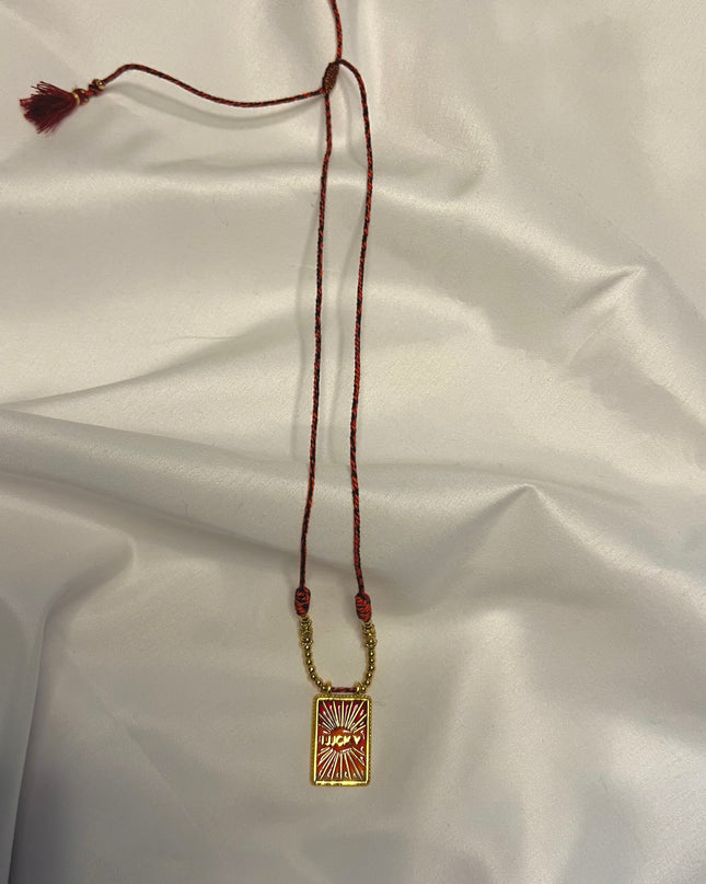 Collier Lucky Rouge - Maison Blondie